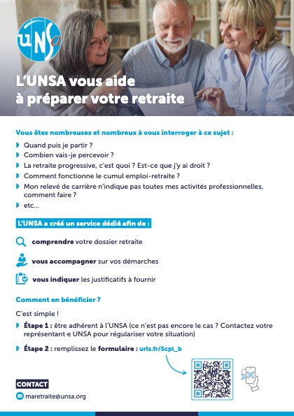 FLYER PERMANENCE RETRAITE 08 25